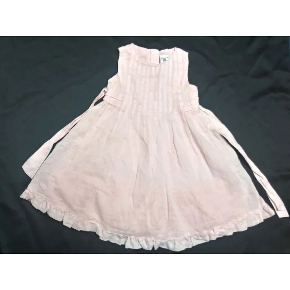 Baby Gap dress toddler Girl 2Y / 2T baby- pink fit and flare cotton lined frill